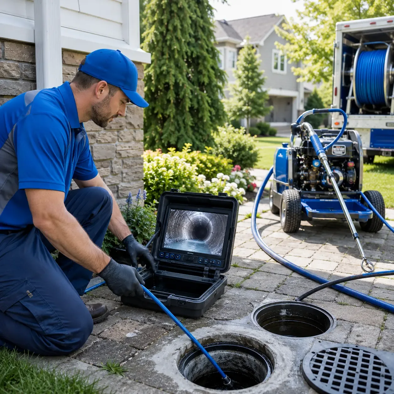 Outdoor drain cleaning professionals serving Henderson, NC
